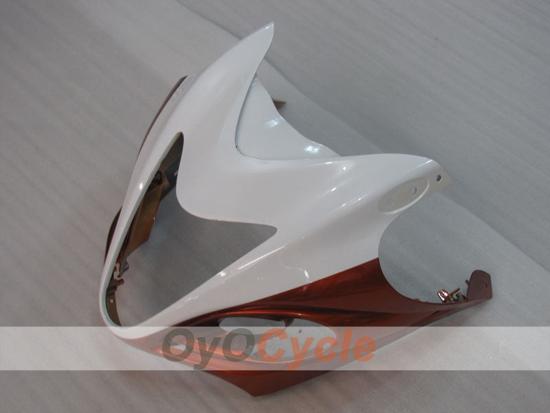 Kit de carénage à injection pour GSXR1300 Hayabusa 08-20 - Rouge, Blanc - Style d'origine #OYO87905578