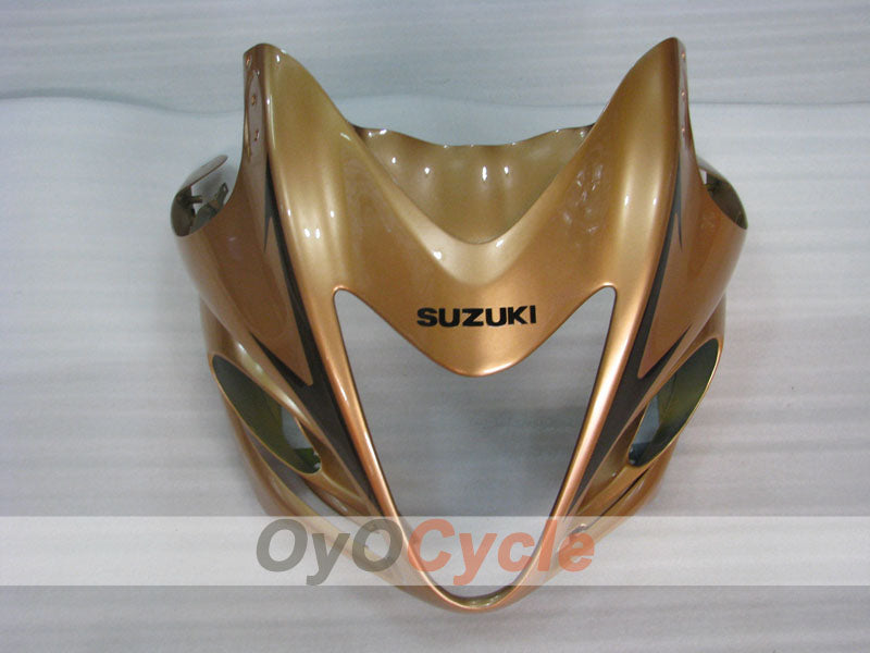 Kit de carénage à injection pour GSXR1300 Hayabusa 08-20 - Noir, Marron - Style d'origine #OYO87905579