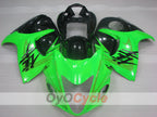 Kit de carénage injecté pour GSXR1300 Hayabusa 08-20 - Vert, noir - Style d'origine #OYO87905581