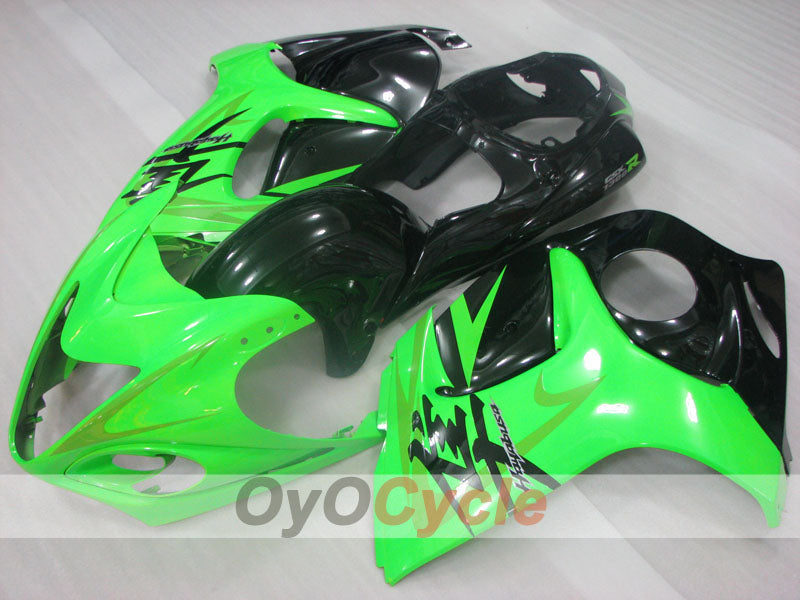 Kit de carénage injecté pour GSXR1300 Hayabusa 08-20 - Vert, noir - Style d'origine #OYO87905581