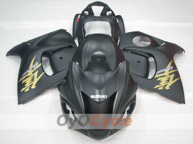 Kit de carénage injecté pour GSXR1300 Hayabusa 08-20 - Noir, mat - Style d'origine #OYO87905582
