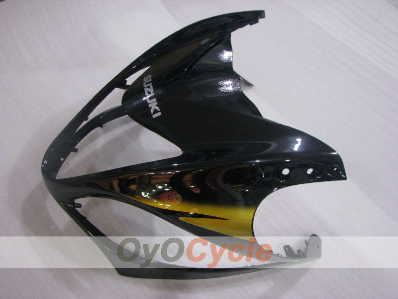 Kit de carénage injecté pour GSXR1300 Hayabusa 08-20 - Noir, doré - Style d'origine #OYO87905583