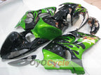 Kit de carénage injecté pour GSXR1300 Hayabusa 08-20 - Vert, noir - Flamme #OYO87905584