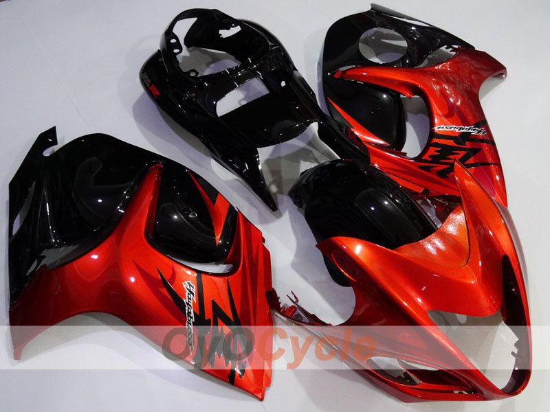 Kit de carénage injecté pour GSXR1300 Hayabusa 08-20 - Rouge, noir - Style d'origine #OYO87905585