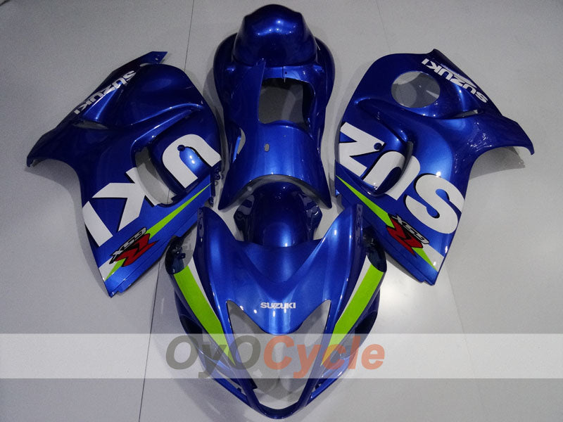 Kit de carénage injecté pour GSXR1300 Hayabusa 08-20 - Bleu - Style d'origine #OYO87905587