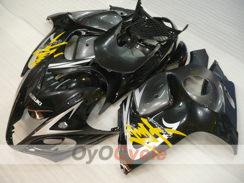 Kit de carénage injecté pour GSXR1300 Hayabusa 08-20 - Noir - Style d'origine #OYO87905588