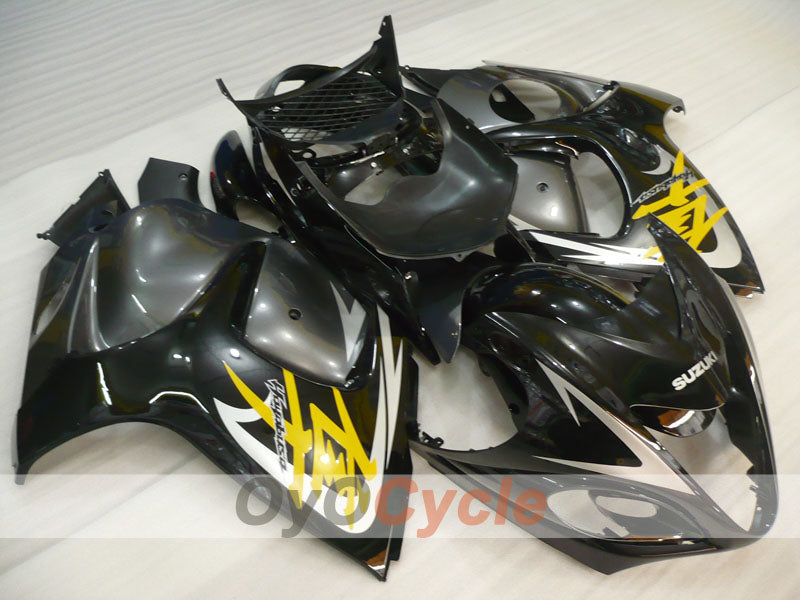 Kit de carénage injecté pour GSXR1300 Hayabusa 08-20 - Noir - Style d'origine #OYO87905588