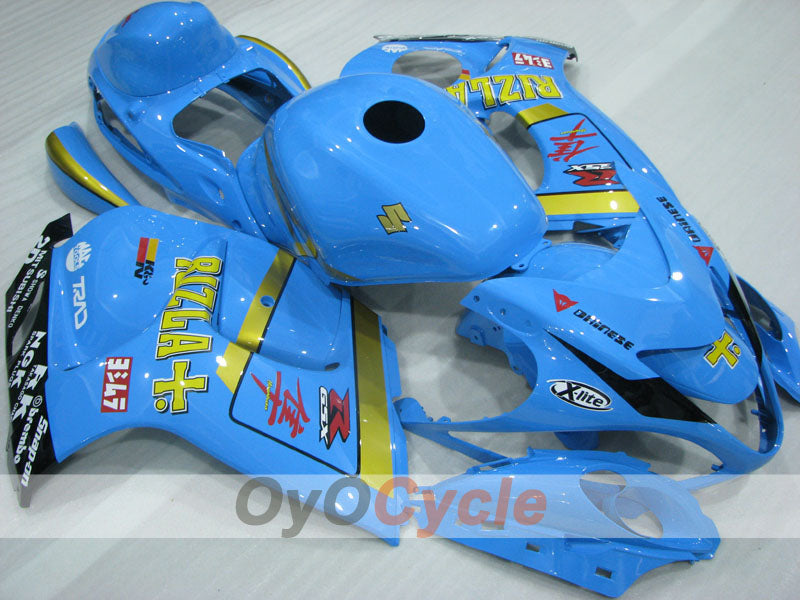 Kit de carénage injecté pour GSXR1300 Hayabusa 08-20 - Bleu - Rizla+ #OYO87905589