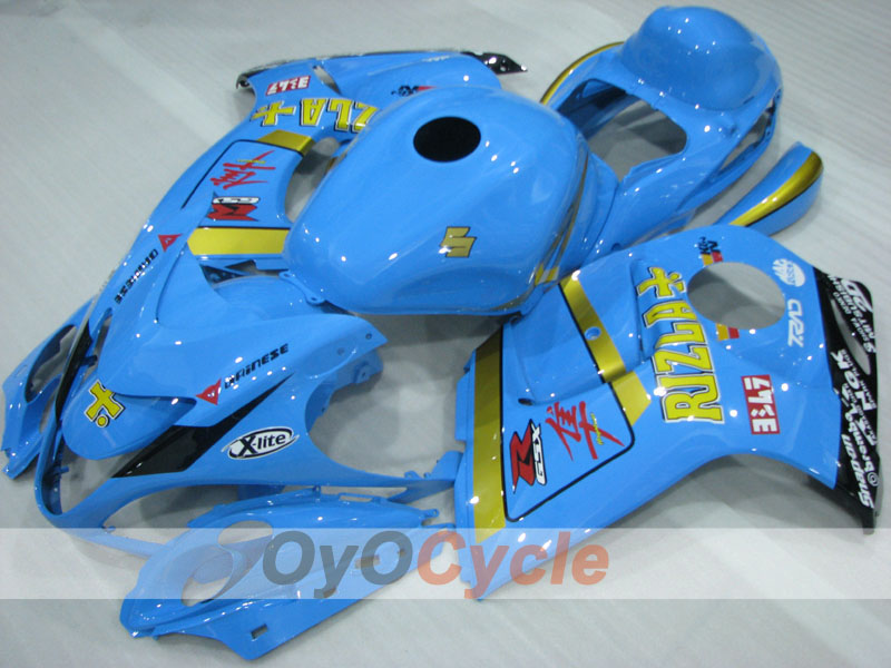 Kit de carénage injecté pour GSXR1300 Hayabusa 08-20 - Bleu - Rizla+ #OYO87905589
