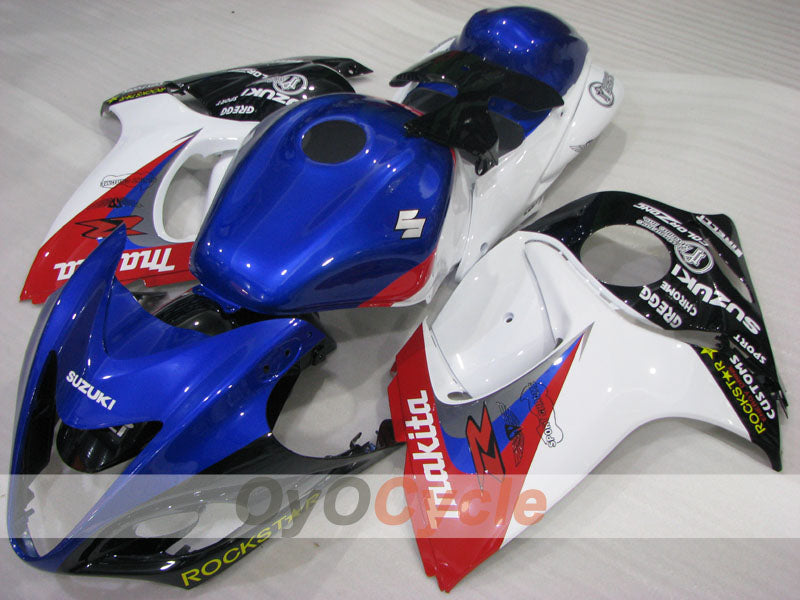 Kit de carénage injecté pour GSXR1300 Hayabusa 08-20 - Bleu, blanc, noir - Autres #OYO87905590 Image principale du produit