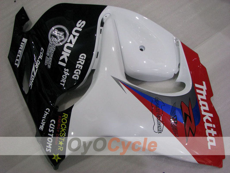 Kit de carénage injecté pour GSXR1300 Hayabusa 08-20 - Bleu, blanc, noir - Autres #OYO87905590