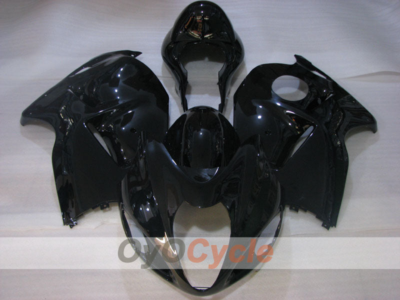 Kit de carénage injecté pour GSXR1300 Hayabusa 99-07 - Noir - Style d'origine #OYO87905591
