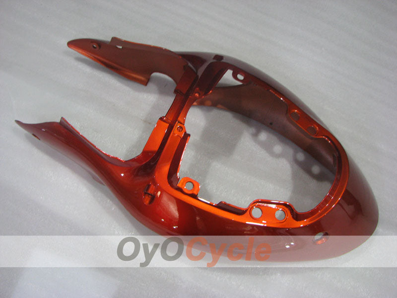 Kit de carénage à injection pour GSXR1300 Hayabusa 99-07 - Orange, blanc - Style d’origine #OYO87905592