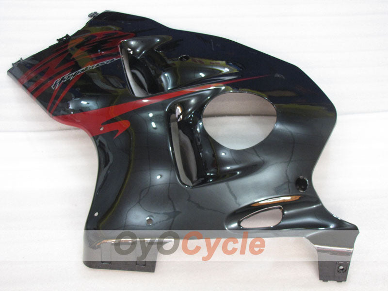 Kit de carénage à injection pour GSXR1300 Hayabusa 99-07 - Noir - Style d’origine #OYO87905595