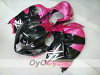 Kit de carénage à injection pour GSXR1300 Hayabusa 99-07 - Noir, rose - Style d’origine #OYO87905596