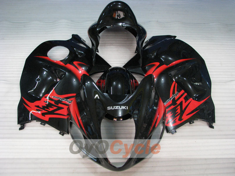 Kit de carénage à injection pour GSXR1300 Hayabusa 99-07 - Noir - Style d’origine #OYO87905597