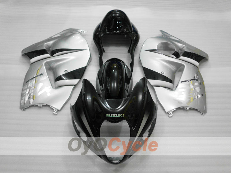 Kit de carénage à injection pour GSXR1300 Hayabusa 99-07 - Noir, gris - Style d’origine #OYO87905598