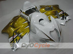 Kit de carénage à injection pour GSXR1300 Hayabusa 99-07 - Blanc, doré - Style d’origine #OYO87905599