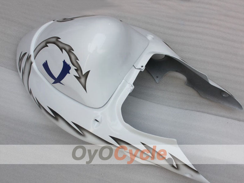 Kit de carénage à injection pour GSXR1300 Hayabusa 99-07 - Blanc, noir - Style d’origine, personnalisable #OYO87905600