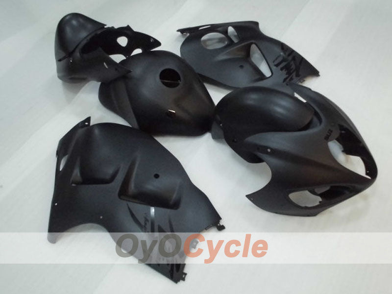 Kit de carénage à injection pour GSXR1300 Hayabusa 99-07 - Noir, mat - Sans autocollant / décoration, style d’origine, personnalisable #OYO87905601