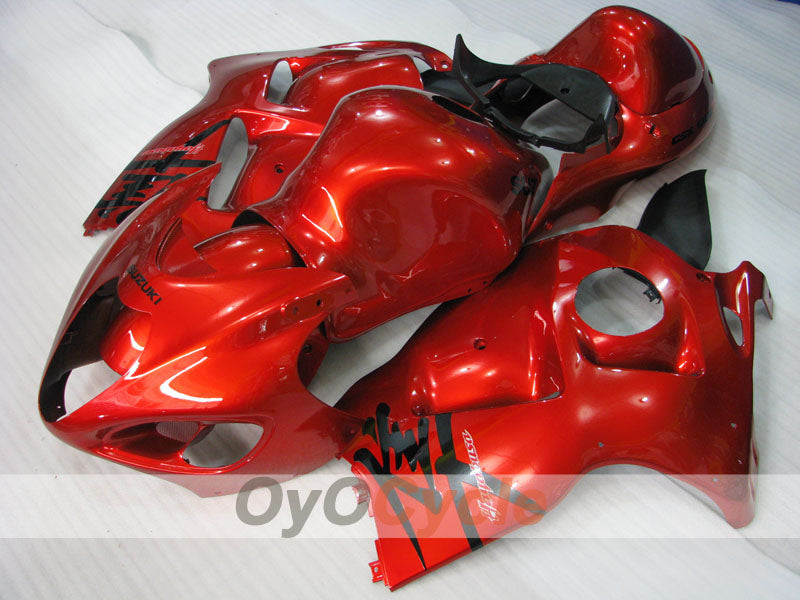 Kit de carénage à injection pour GSXR1300 Hayabusa 99-07 - Rouge - Style d’origine #OYO87905604