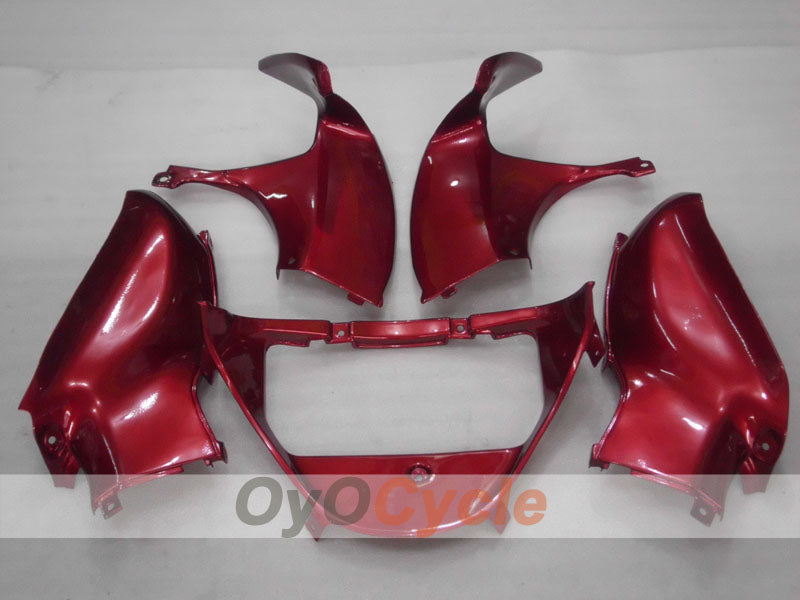 Kit de carénages injectés pour GSXR1300 Hayabusa 99-07 - Rouge, noir - Style d'origine #OYO87905606