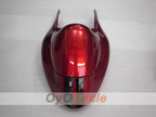 Kit de carénages injectés pour GSXR1300 Hayabusa 99-07 - Rouge, noir - Style d'origine #OYO87905606
