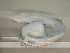 Kit de carénages injectés pour GSXR1300 Hayabusa 99-07 - Blanc, noir - Flammes #OYO87905607