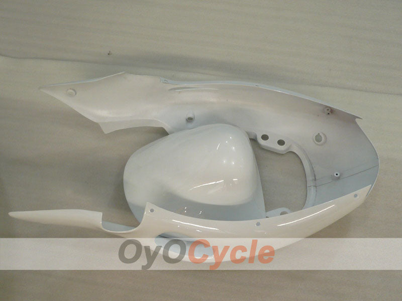 Kit de carénages injectés pour GSXR1300 Hayabusa 99-07 - Blanc, noir - Flammes #OYO87905607