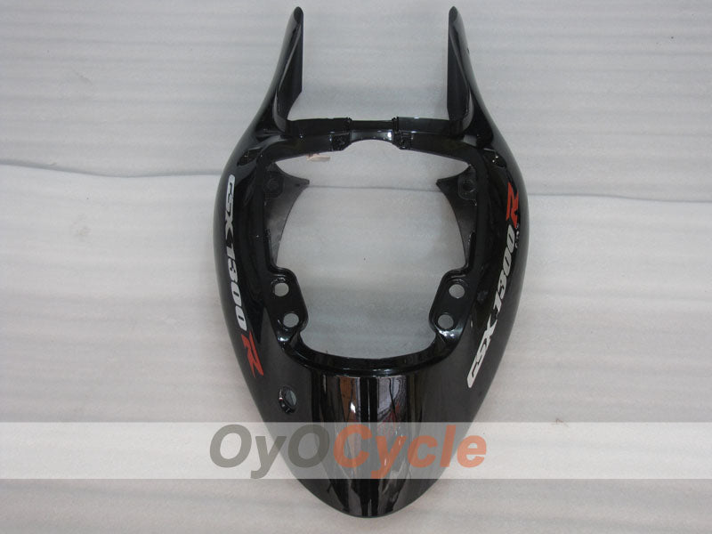 Kit de carénages injectés pour GSXR1300 Hayabusa 99-07 - Noir, argent - Style d'origine #OYO87905608