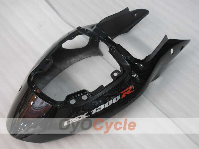 Kit de carénages injectés pour GSXR1300 Hayabusa 99-07 - Noir, argent - Style d'origine #OYO87905608