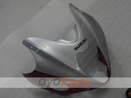 Kit de carénages injectés pour GSXR1300 Hayabusa 99-07 - Rouge, noir, argent - Style d'origine #OYO87905610