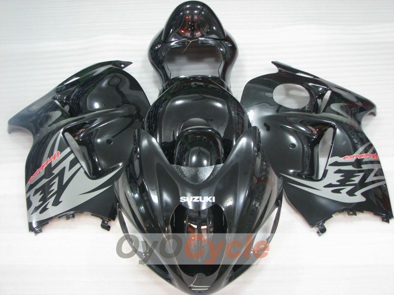 Kit de carénages injectés pour GSXR1300 Hayabusa 99-07 - Noir - Style d'origine #OYO87905611