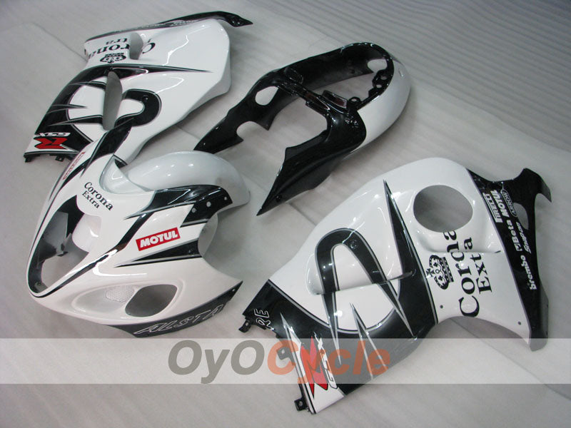 Kit de carénages injectés pour GSXR1300 Hayabusa 99-07 - Blanc, noir - Corona, MOTUL #OYO87905612 Image secondaire du produit