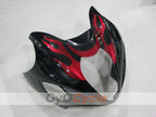 Kit de carénages injectés pour GSXR1300 Hayabusa 99-07 - Rouge, noir - Flammes #OYO87905613