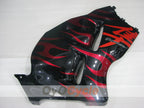 Kit de carénages injectés pour GSXR1300 Hayabusa 99-07 - Rouge, noir - Flammes #OYO87905614