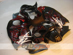 Kit de carénages injectés pour GSXR1300 Hayabusa 99-07 - Rouge, noir - Flammes #OYO87905615