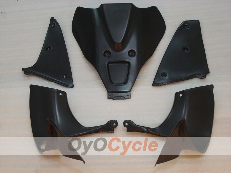 Kit de carénages injectés pour GSXR1300 Hayabusa 99-07 - Rouge, noir - Flammes #OYO87905615