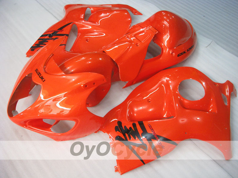 Kit de carénages injectés pour GSXR1300 Hayabusa 99-07 - Orange, noir - Style d'origine #OYO87905616