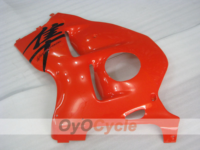 Kit de carénages injectés pour GSXR1300 Hayabusa 99-07 - Orange, noir - Style d'origine #OYO87905616