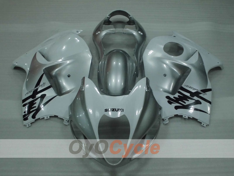 Kit de carénages à injection pour GSXR1300 Hayabusa 99-07 - Blanc, argent - Style d'usine #OYO87905617 Image secondaire du produit