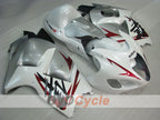 Kit de carénages à injection pour GSXR1300 Hayabusa 99-07 - Blanc, argent - Style d'usine #OYO87905619