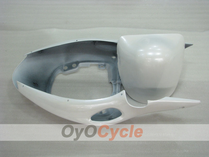 Kit de carénages à injection pour GSXR1300 Hayabusa 99-07 - Blanc, argent - Style d'usine #OYO87905619