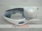 Kit de carénages à injection pour GSXR1300 Hayabusa 99-07 - Blanc, argent - Style d'usine #OYO87905619