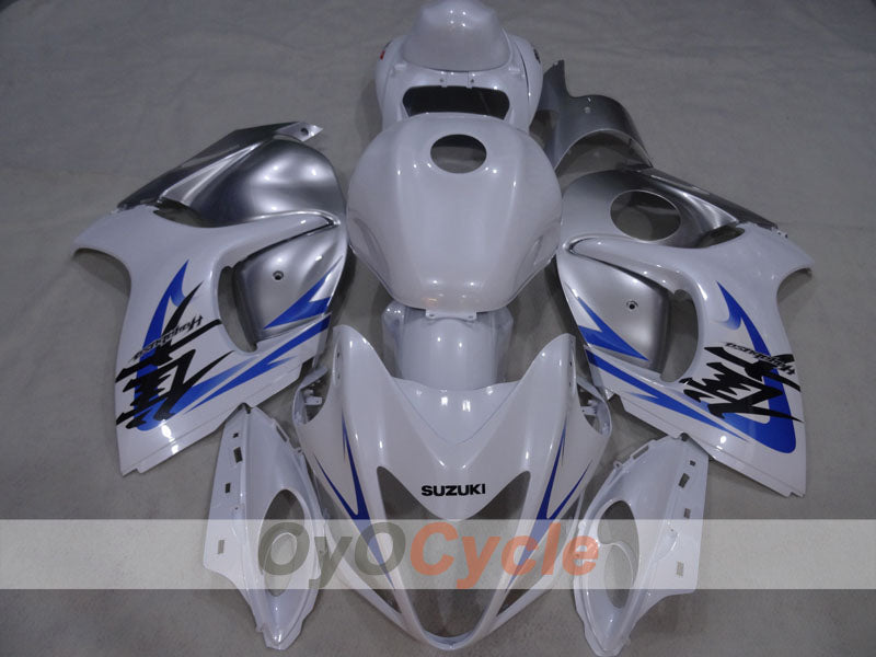 Kit de carénages à injection pour GSXR1300 Hayabusa 99-07 - Blanc, argent - Style d'usine #OYO87905620 Image secondaire du produit