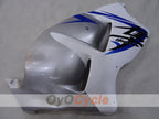 Kit de carénages à injection pour GSXR1300 Hayabusa 99-07 - Blanc, argent - Style d'usine #OYO87905620