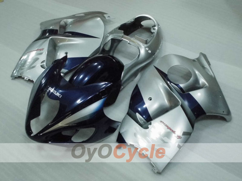 Kit de carénages à injection pour GSXR1300 Hayabusa 99-07 - Bleu, argent - Style d'usine #OYO87905621 Image secondaire du produit