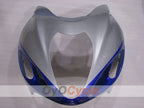 Kit de carénages à injection pour GSXR1300 Hayabusa 99-07 - Bleu, argent - Style d'usine #OYO87905622