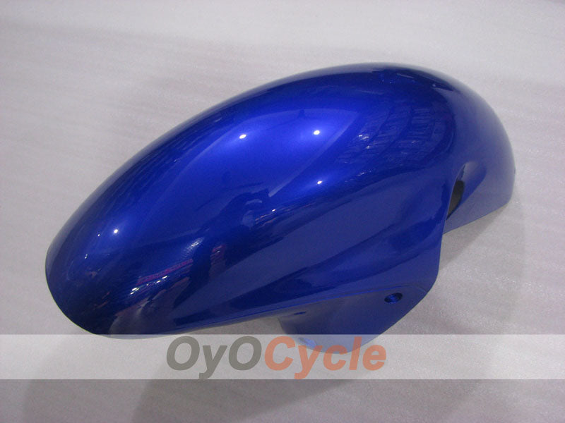 Kit de carénages à injection pour GSXR1300 Hayabusa 99-07 - Bleu, argent - Style d'usine #OYO87905622