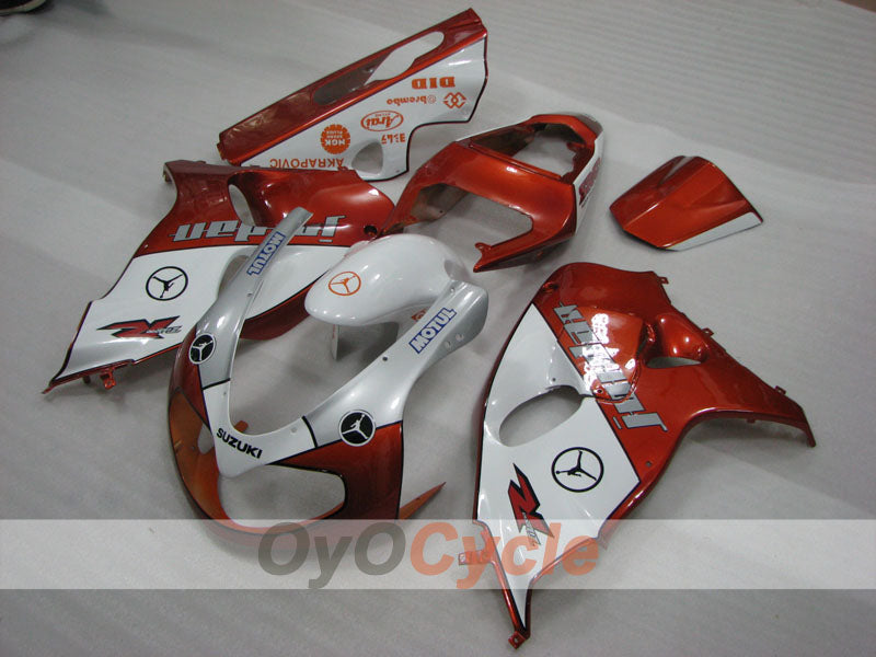 Kit de carénages à injection pour TL1000R 98-03 - Orange, blanc - Jordan #OYO87905623 Image secondaire du produit